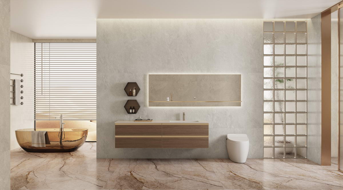 MARMO FLORENCE GREY+QUARTZITE BIANCO