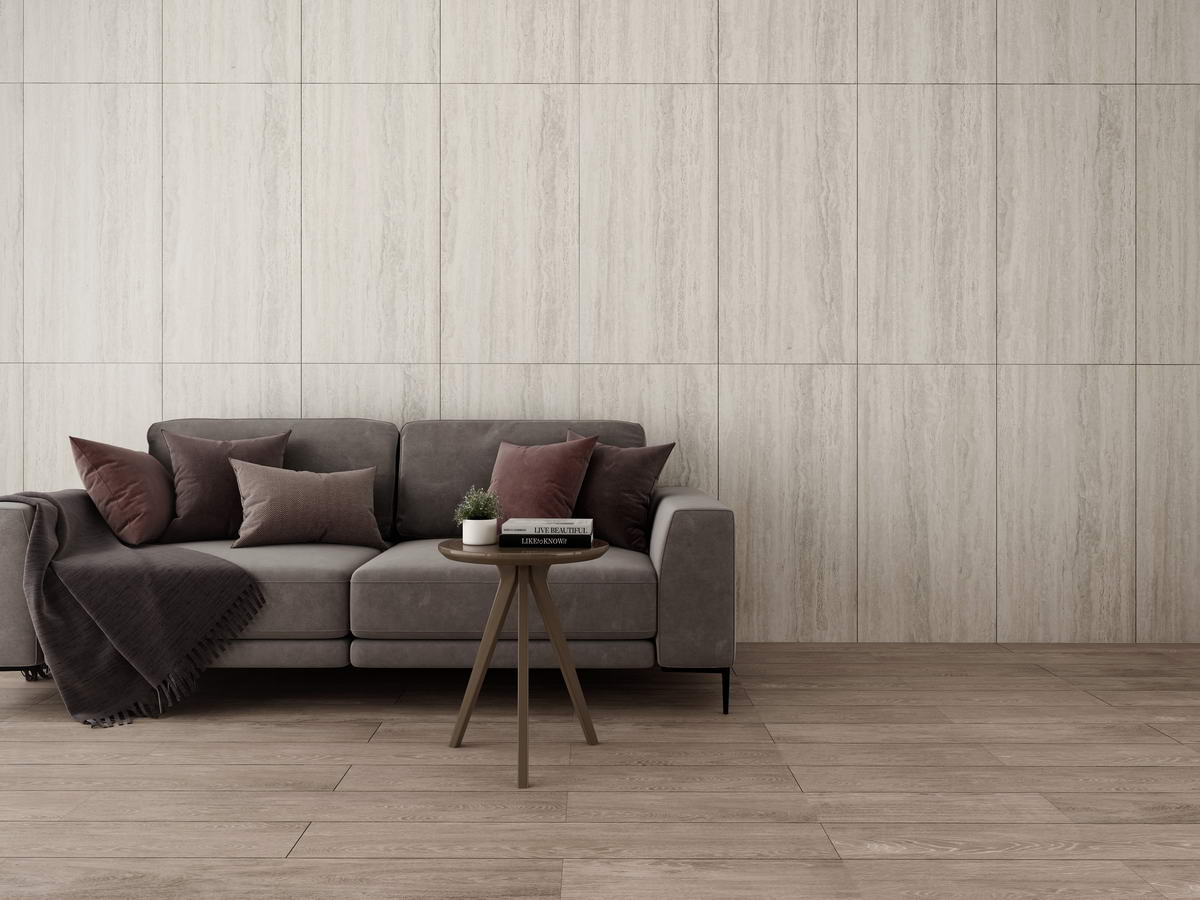 TRAVERTINE VEIN CLASSICO+VOGUE WOOD TAUPE
